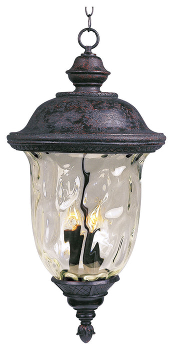 Maxim - 3428WGOB - Three Light Outdoor Hanging Lantern - Carriage House DC - Oriental Bronze