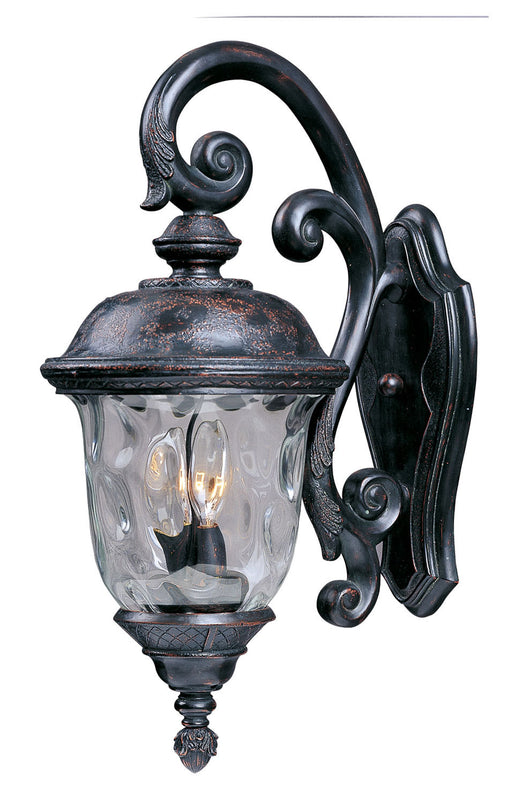 Maxim - 3497WGOB - Three Light Outdoor Wall Lantern - Carriage House DC - Oriental Bronze