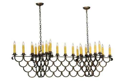 23 Light Oblong Chandelier