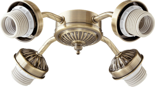 Quorum - 2444-804 - LED Fan Light Kit - Fitters Antique Brass - Antique Brass