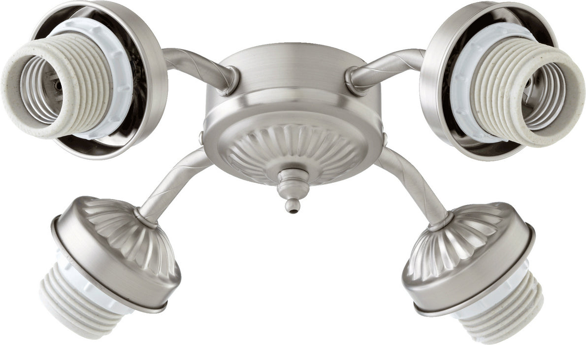 Quorum - 2444-8065 - LED Fan Light Kit - Fitters Satin Nickel - Satin Nickel