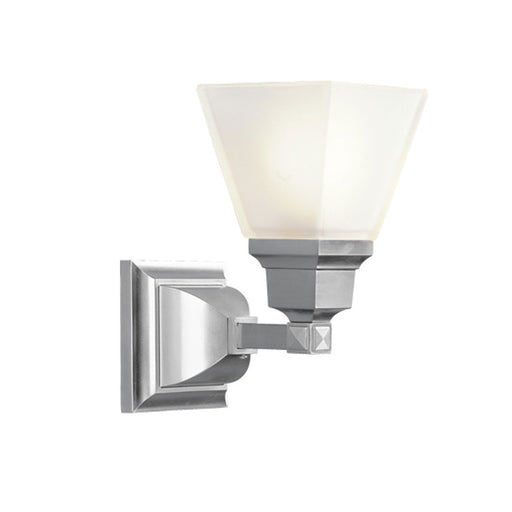 Livex Lighting - 1031-91 - One Light Wall Sconce - Mission - Brushed Nickel