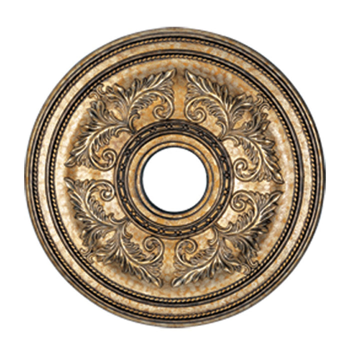 Livex Lighting - 8200-65 - Ceiling Medallion - Versailles - Hand Painted Vintage Gold Leaf