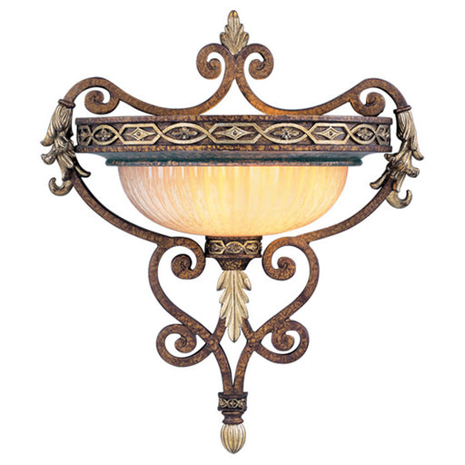 Livex Lighting - 8531-64 - One Light Wall Sconce - Seville - Palacial Bronze w/ Gilded Accents