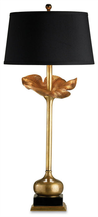 Currey and Company - 6240 - One Light Table Lamp - Metamorphosis - Antique Brass