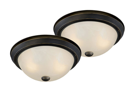 Vaxcel - CC45313OR - Two Light Flush Mount - Builder Twin Packs - Oil Rubbed Bronze