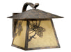 Vaxcel - OW50513OA - One Light Outdoor Wall Mount - Whitebark - Olde World Patina