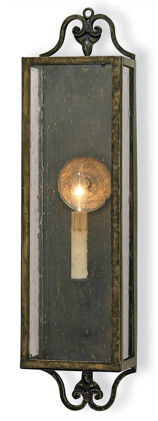Currey and Company - 5030 - One Light Wall Sconce - Wolverton - Bronze Verdigris