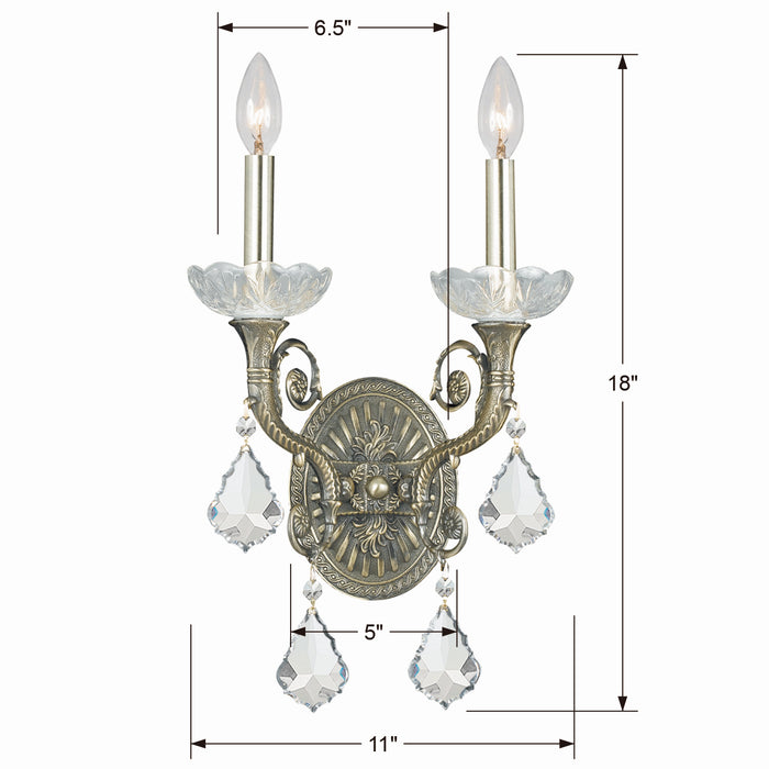 Majestic Wall Mount-Sconces-Crystorama-Lighting Design Store