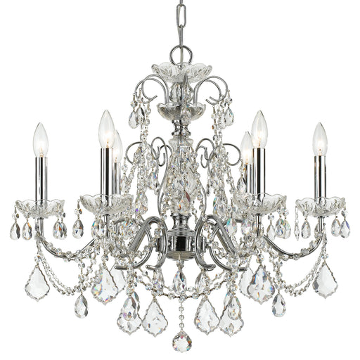 Crystorama - 3226-CH-CL-S - Six Light Chandelier - Imperial - Polished Chrome