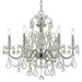 Crystorama - 3226-CH-CL-SAQ - Six Light Chandelier - Imperial - Polished Chrome