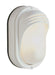 Trans Globe Imports - 4124 WH - One Light Bulkhead - Fringe - White
