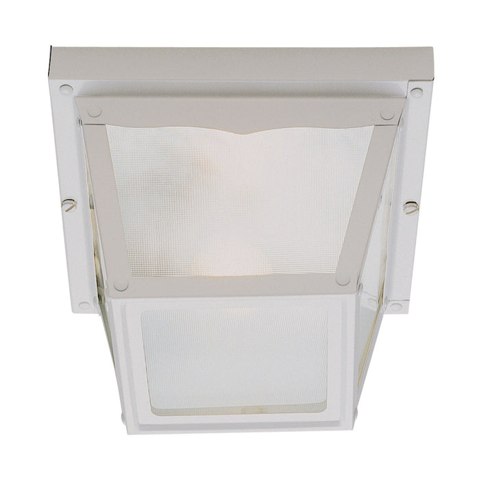 Trans Globe Imports - 4901 WH - One Light Flushmount Lantern - Samantha - White