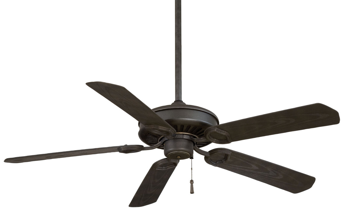 Minka Aire - F589-BI/AI - 54`` Ceiling Fan - Sudower® - Black Iro W/ Aged Iro Accets