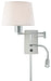 George Kovacs - P478-077 - One Light Swing Arm Wall Lamp W/ LED Reading Lamp - George`S Reading Room - Chrome