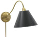 House of Troy - HP725-WB-BP - One Light Wall Sconce - Hyde Park - Weathered Brass