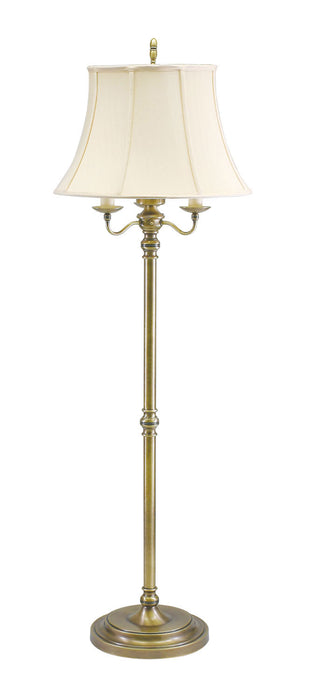 House of Troy - N606-AB - Four Light Floor Lamp - Newport - Antique Brass