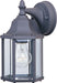 Maxim - 1026BK - One Light Outdoor Wall Lantern - Builder Cast - Black