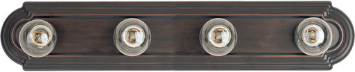 Maxim - 7124OI - Four Light Bath Vanity - Essentials - 712x - Oil Rubbed Bronze