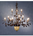 Meyda Tiffany - 10009 - 14 Light Chandelier - Greenbriar Oak - Antique Copper