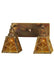 Meyda Tiffany - 102168 - Two Light Wall Sconce - Amber Mica Diamond Mission - Vintage Copper