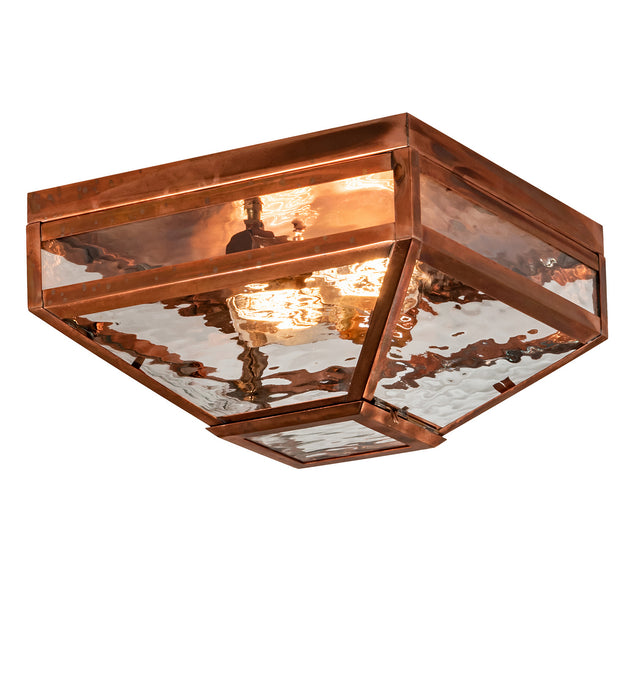 Meyda Tiffany - 102519 - Two Light Flushmount - Mission - Vintage Copper
