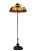 Meyda Tiffany - 103185 - Three Light Floor Lamp - Pinecone - Beige Xag Burgundy