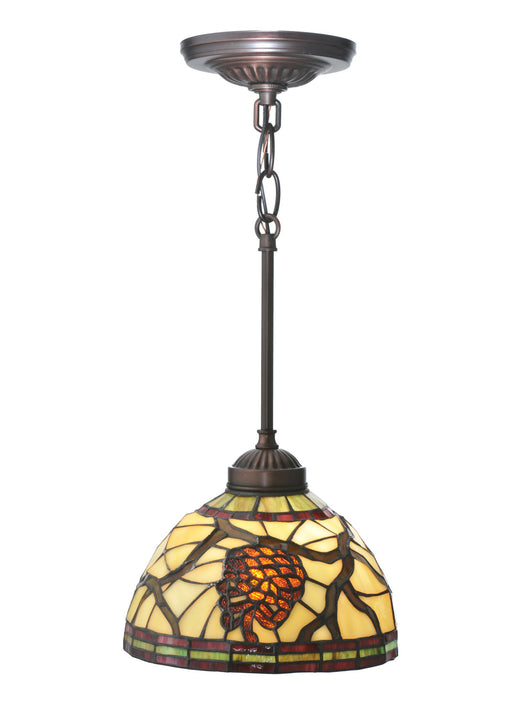 Meyda Tiffany - 106290 - One Light Mini Pendant - Pinecone
