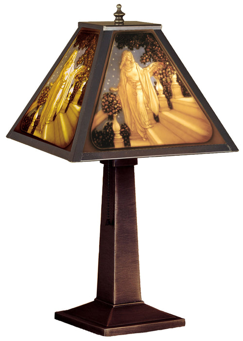 Meyda Tiffany - 19899 - Two Light Accent Lamp - Maxfield Parrish - Antique