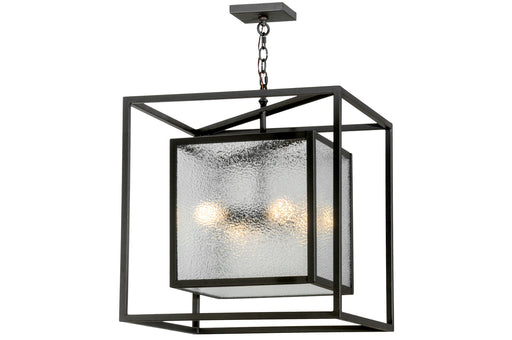 Meyda Tiffany - 21559 - Four Light Pendant - Kitzi - Wrought Iron