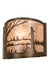 Meyda Tiffany - 23886 - One Light Wall Sconce - Quiet Pond - Antique Copper/Silver Mica