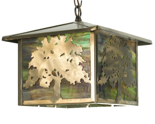 Meyda Tiffany - 29274 - One Light Pendant - Oak Tree - Antique Copper