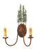 Meyda Tiffany - 29460 - Two Light Wall Sconce Hardware - Tall Pines - Rust