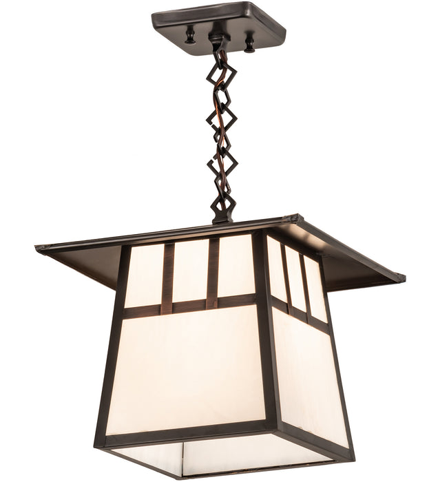Meyda Tiffany - 29528 - One Light Pendant - Stillwater - Craftsman Brown