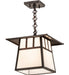 Meyda Tiffany - 29528 - One Light Pendant - Stillwater - Craftsman Brown