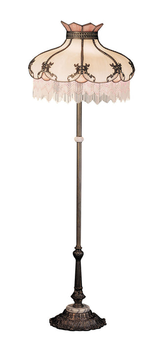 Meyda Tiffany - 31314 - Three Light Floor Lamp - Elizabeth - Mahogany Bronze