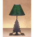 Meyda Tiffany - 49810 - One Light Accent Lamp - Tall Pines - Mahogany Bronze
