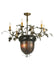 Meyda Tiffany - 50859 - Eight Light Chandelier - Greenbriar Oak - Antique Copper