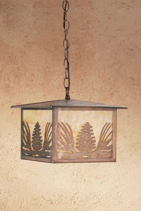 Meyda Tiffany - 51002 - One Light Pendant - Mountain Pine - Antique Copper