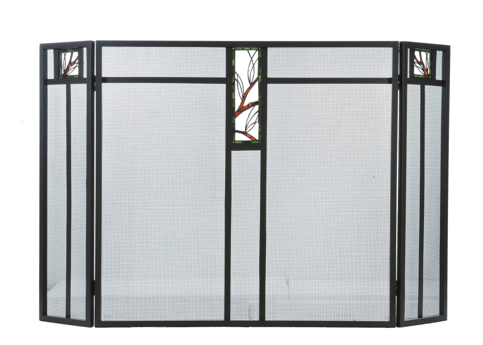 Meyda Tiffany - 67327 - Fireplace Screen - Pine Branch - Wrought Iron