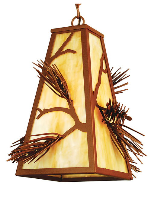 Meyda Tiffany - 67717 - One Light Mini Pendant - Lone Pine - Rust