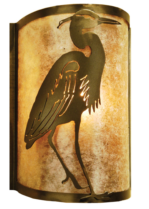Meyda Tiffany - 68186 - One Light Wall Sconce - Heron - Antique Copper