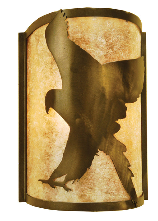 Meyda Tiffany - 68187 - One Light Wall Sconce - Flying Hawk - Antique Copper
