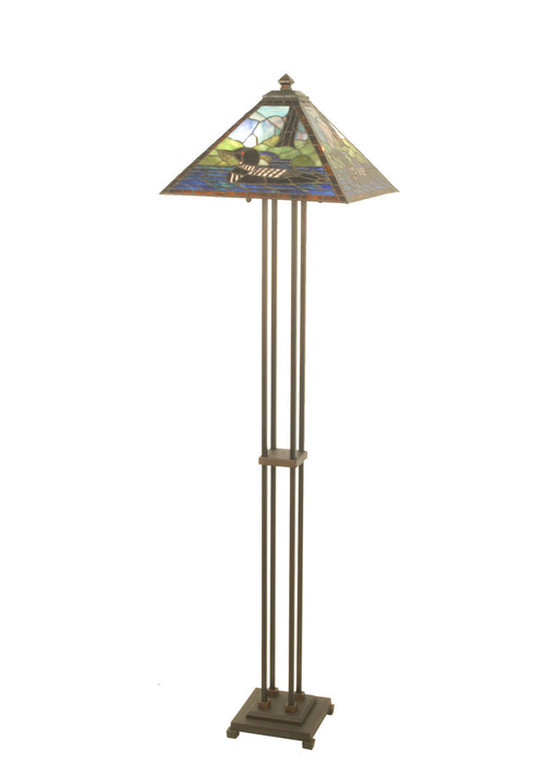Meyda Tiffany - 69274 - Two Light Floor Lamp - Loon - Rust