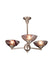 Meyda Tiffany - 70828 - Three Light Chandelier - Deco Ball - Nickel
