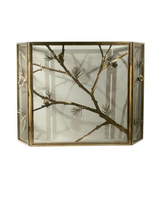 Meyda Tiffany - 71075 - Fireplace Screen - Lone Pine - Antique Copper