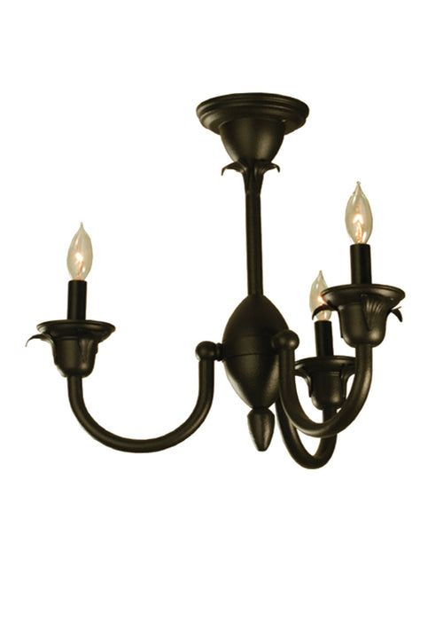 Meyda Tiffany - 73237 - Three Light Chandelier - Rhythm - Dark Roast