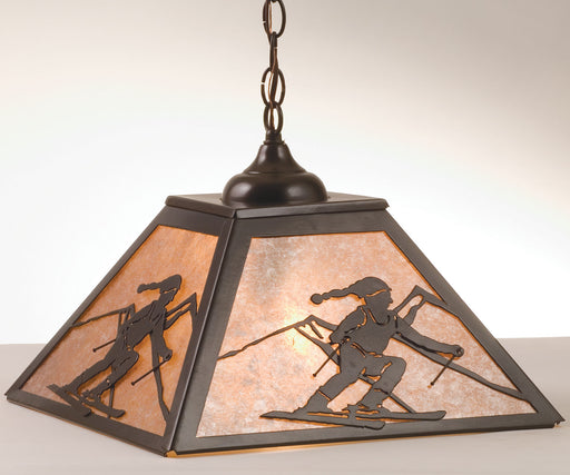 Meyda Tiffany - 74104 - Two Light Pendant - Alpine - Timeless Bronze