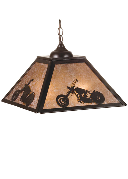 Meyda Tiffany - 76312 - Two Light Pendant - Motorcycle - Timeless Bronze