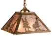 Meyda Tiffany - 76318 - Two Light Pendant - Tall Pines - Antique Copper